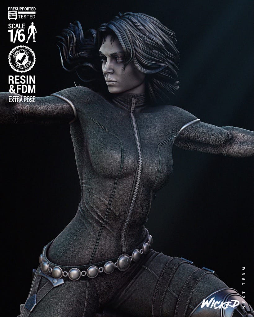 P站图纸印象馆 3DWicked 漫威 黑寡妇 3DWicked 漫威 黑寡妇