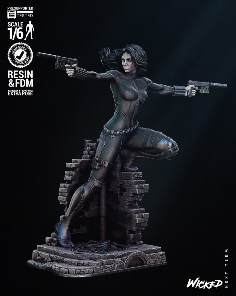 P站图纸印象馆 3DWicked 漫威 黑寡妇 3DWicked 漫威 黑寡妇