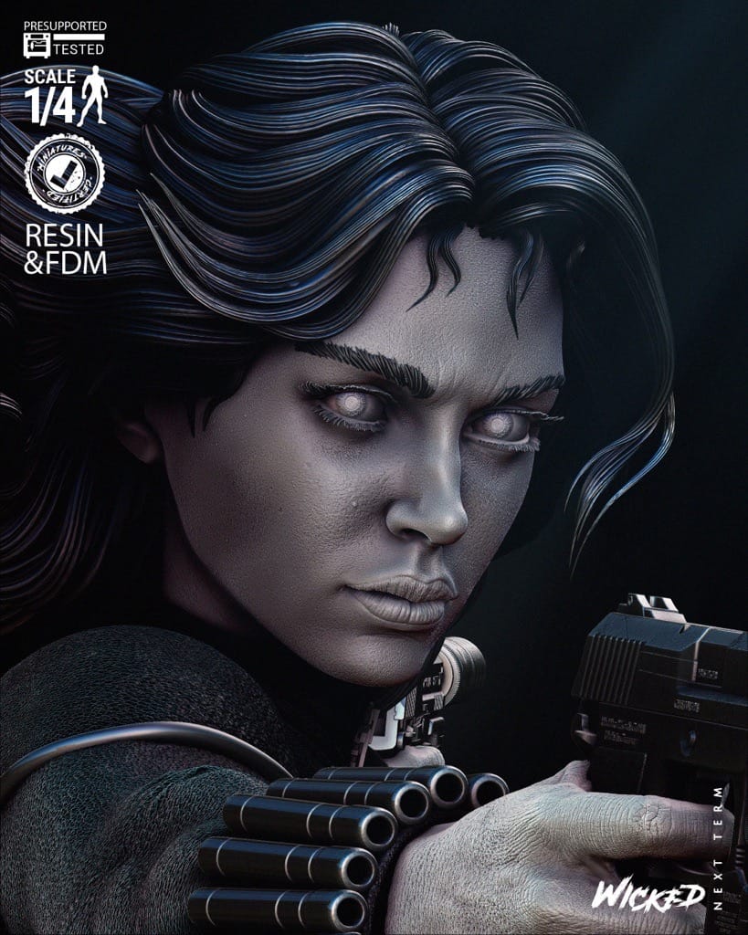 P站图纸印象馆 3DWicked 漫威 黑寡妇 3DWicked 漫威 黑寡妇