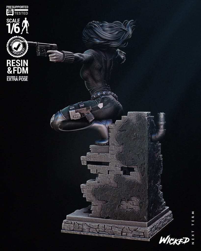 P站图纸印象馆 3DWicked 漫威 黑寡妇 3DWicked 漫威 黑寡妇