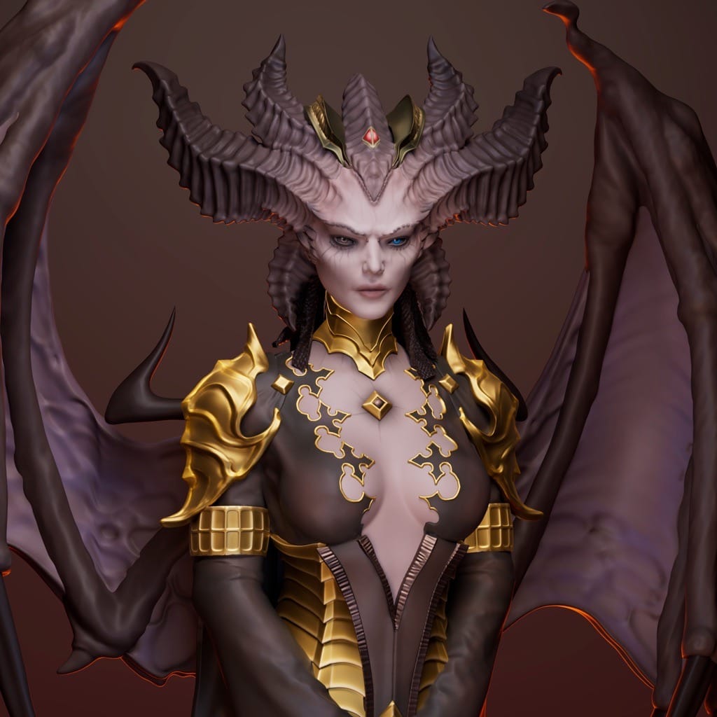 P站图纸印象馆 Goyd Figures 暗黑破坏神 莉莉丝 Goyd Figures 暗黑破坏神 莉莉丝