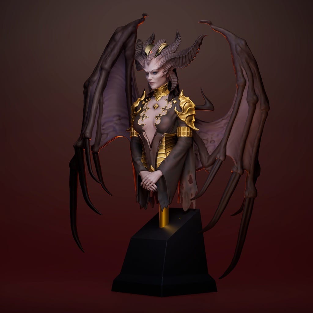 P站图纸印象馆 Goyd Figures 暗黑破坏神 莉莉丝 Goyd Figures 暗黑破坏神 莉莉丝