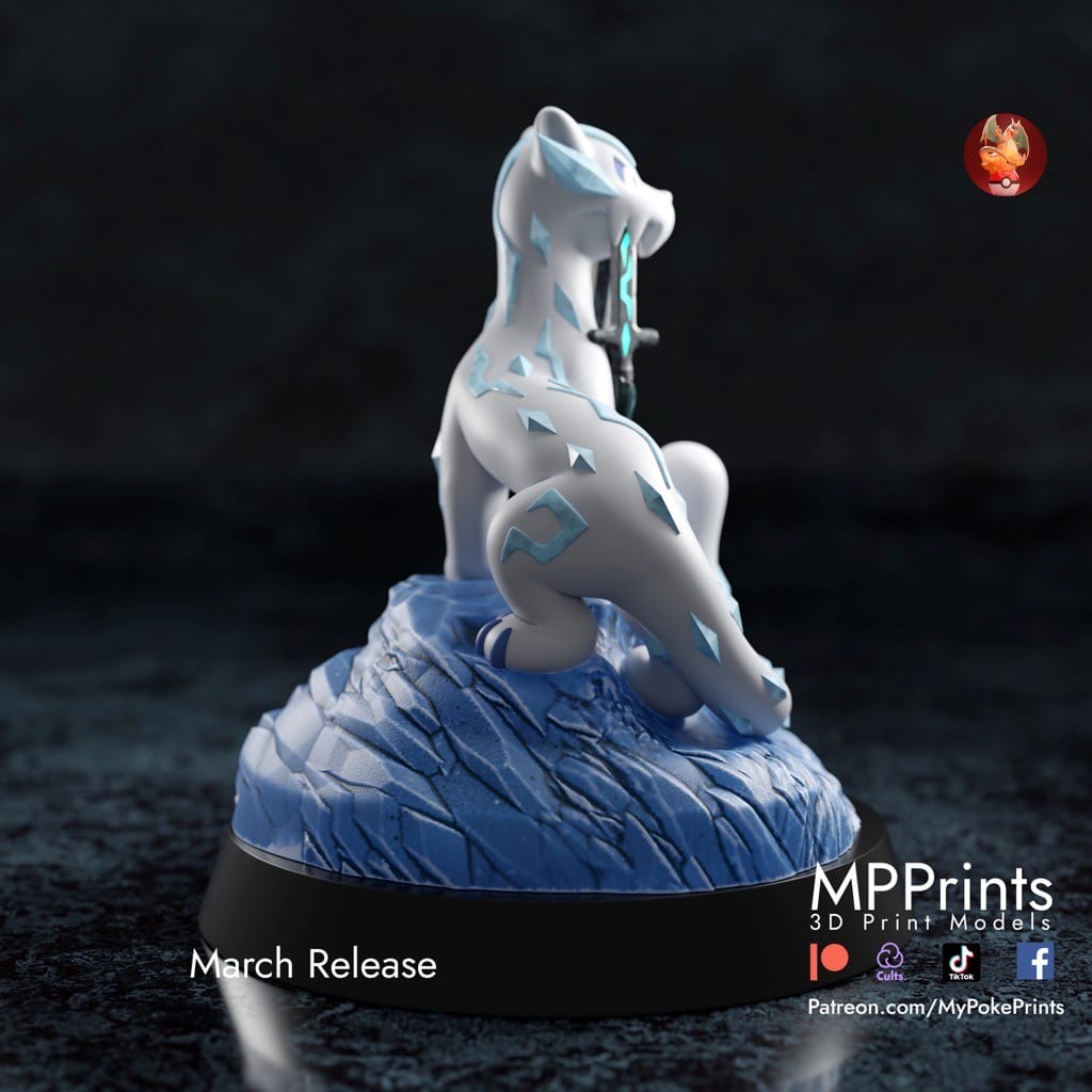 P站图纸印象馆 口袋妖怪 古剑豹 口袋妖怪 古剑豹