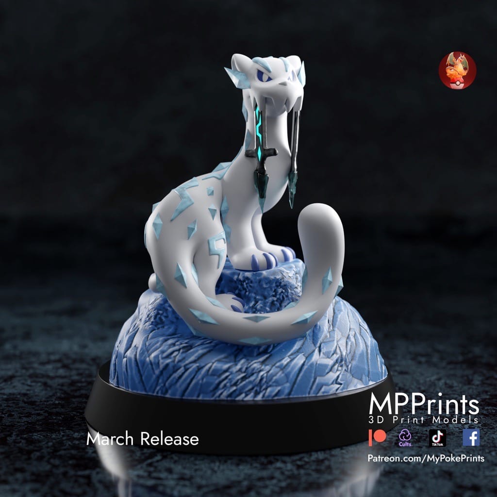 P站图纸印象馆 口袋妖怪 古剑豹 口袋妖怪 古剑豹