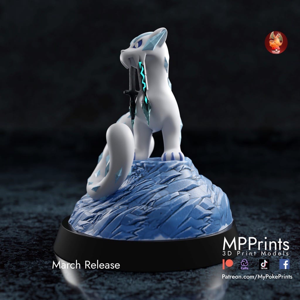 P站图纸印象馆 口袋妖怪 古剑豹 口袋妖怪 古剑豹