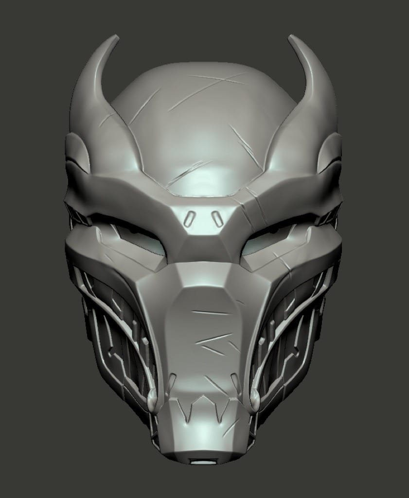 P站图纸印象馆 Yosh DC漫画 红头罩武士面具 Yosh DC漫画 红头罩武士面具