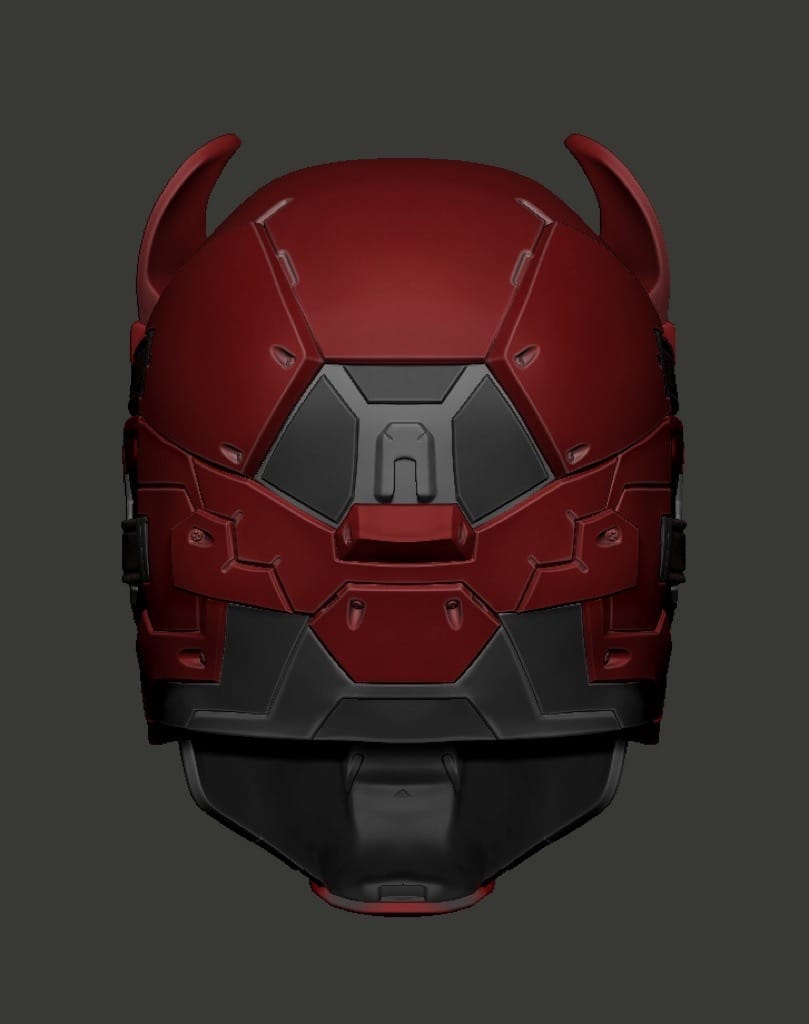 P站图纸印象馆 Yosh DC漫画 红头罩武士面具 Yosh DC漫画 红头罩武士面具