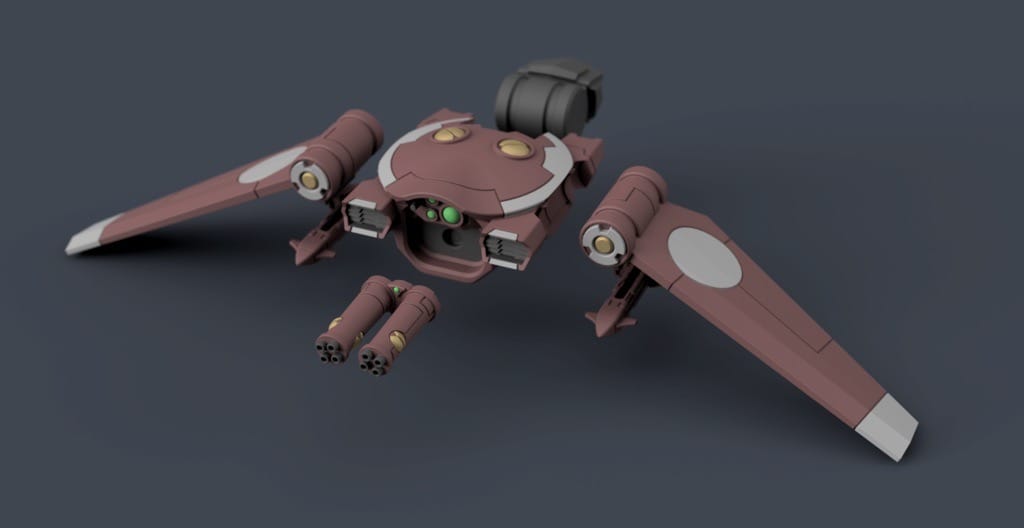 P站图纸印象馆 PiperMakes 鳟鱼无人机 PiperMakes 鳟鱼无人机