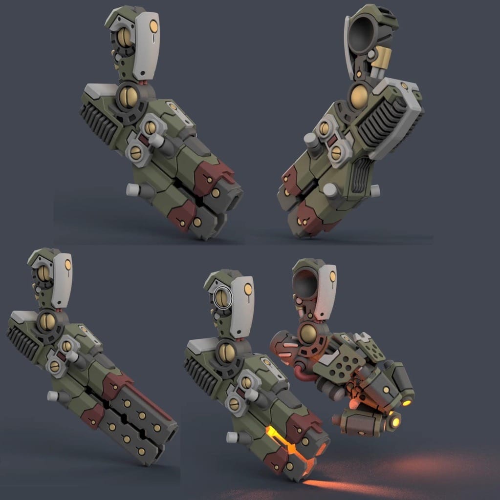 P站图纸印象馆 PiperMakes 鲟鱼机甲 PiperMakes 鲟鱼机甲