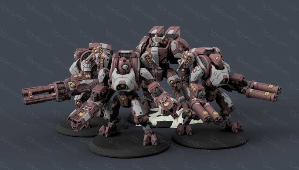 P站图纸印象馆 PiperMakes 狮子鱼机甲小队 PiperMakes 狮子鱼机甲小队