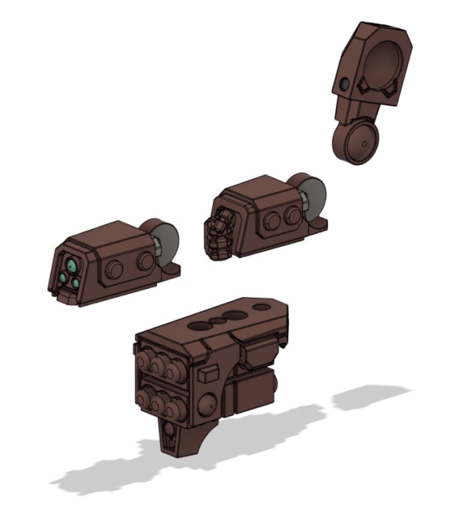 P站图纸印象馆 PiperMakes XV86海星机甲 PiperMakes XV86海星机甲