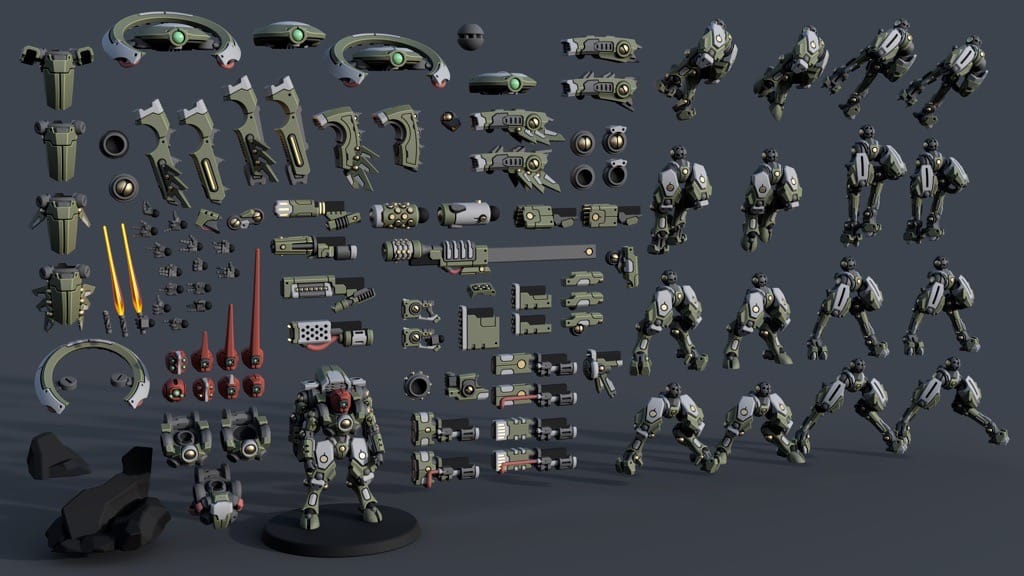 P站图纸印象馆 PiperMakes 日蚀机甲部队 PiperMakes 日蚀机甲部队