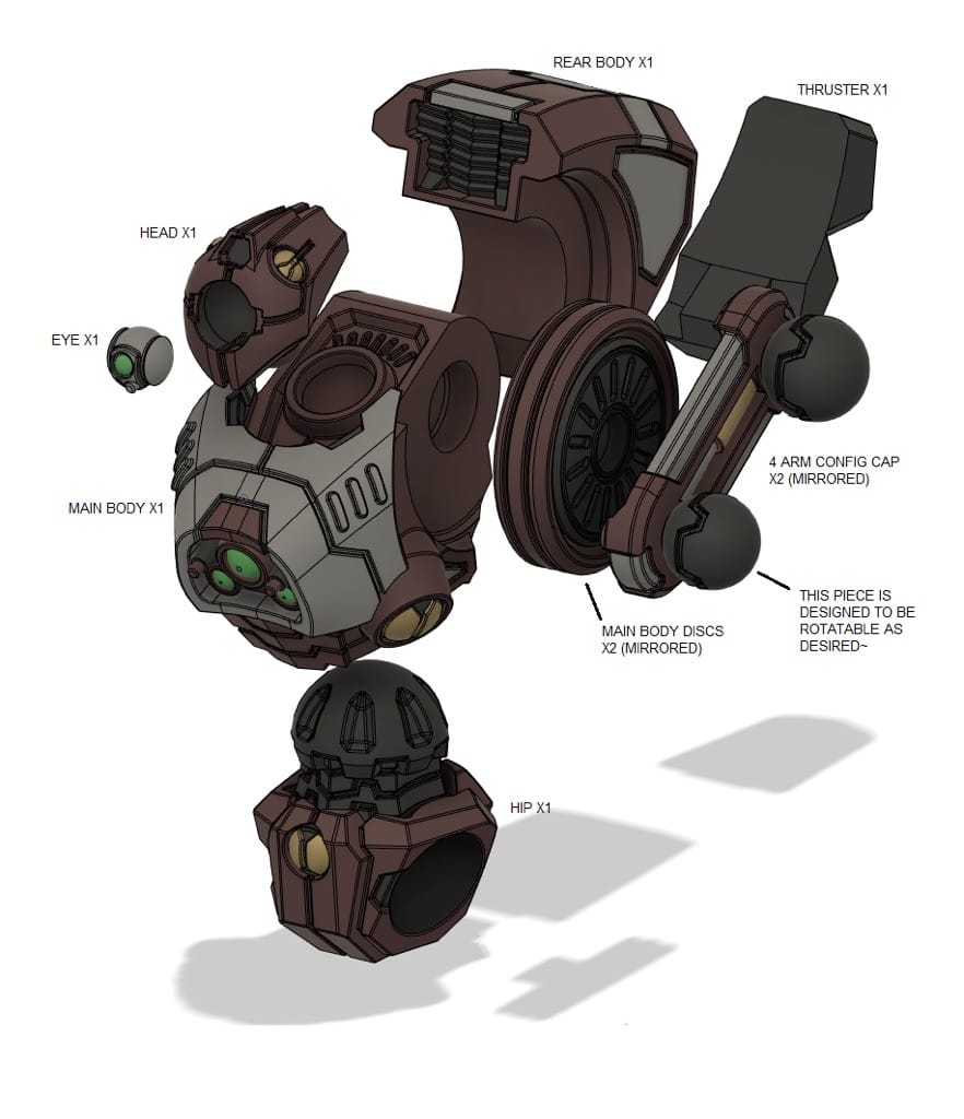 P站图纸印象馆 PiperMakes XV9狮子鱼危险装甲 PiperMakes XV9狮子鱼危险装甲