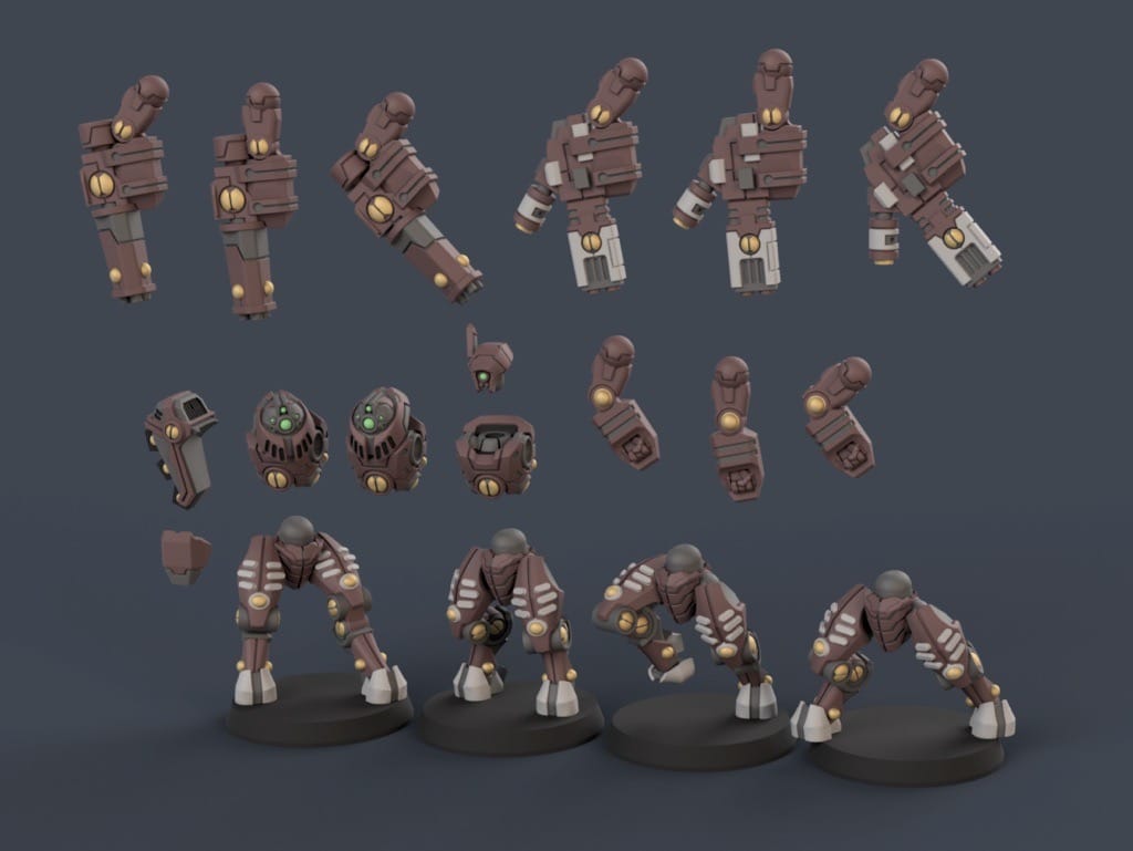 P站图纸印象馆 PiperMakes XV25隐形战甲 PiperMakes XV25隐形战甲