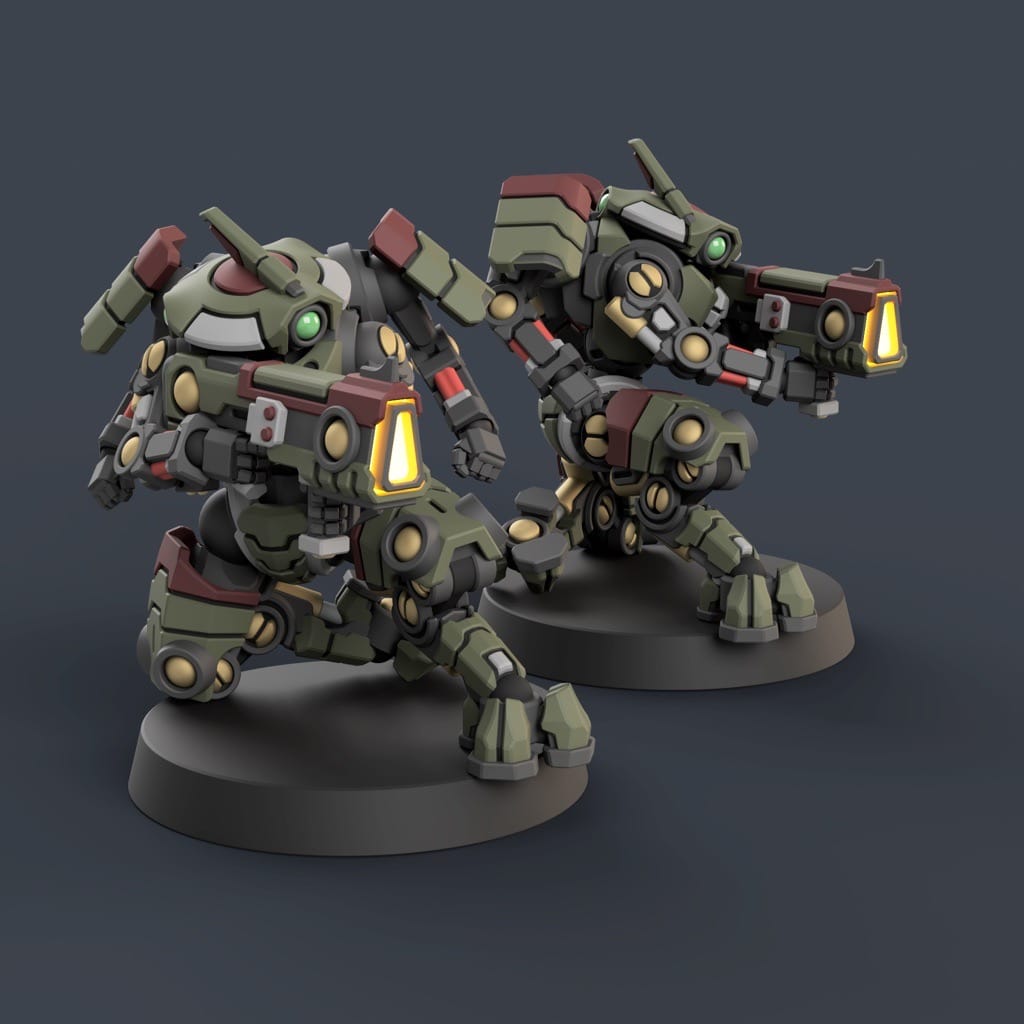 P站图纸印象馆 PiperMakes 步兵机甲小队 PiperMakes 步兵机甲小队