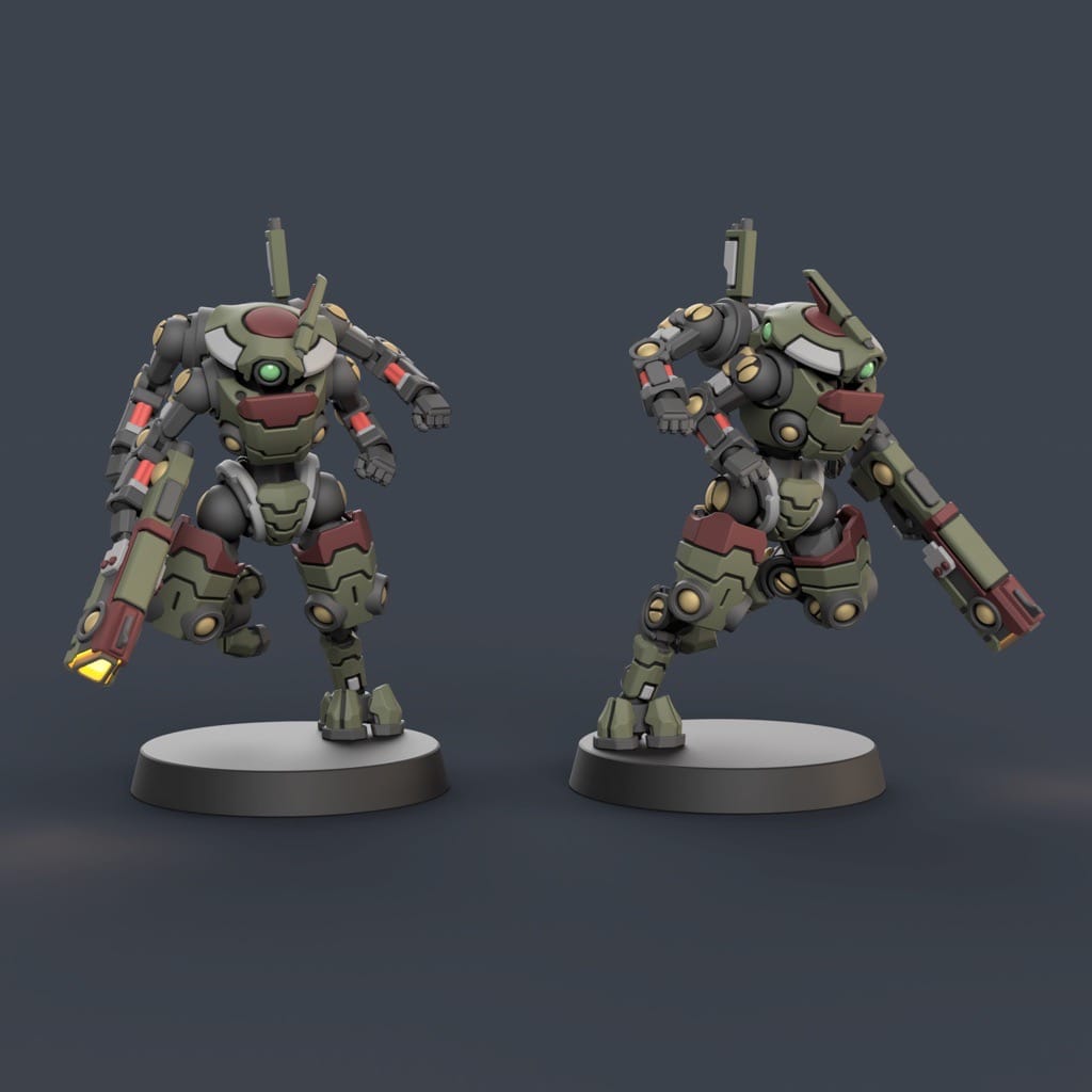 P站图纸印象馆 PiperMakes 步兵机甲小队 PiperMakes 步兵机甲小队