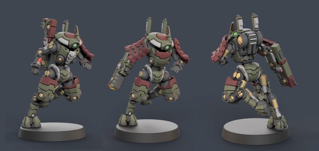 P站图纸印象馆 PiperMakes 步兵机甲小队 PiperMakes 步兵机甲小队