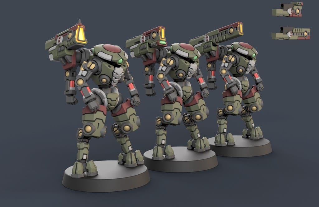 P站图纸印象馆 PiperMakes 步兵机甲小队 PiperMakes 步兵机甲小队