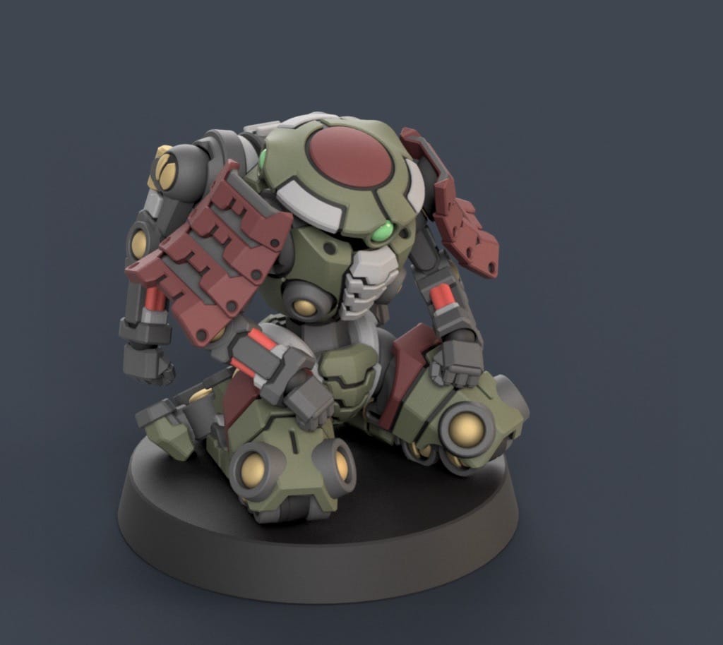 P站图纸印象馆 PiperMakes 步兵机甲小队 PiperMakes 步兵机甲小队