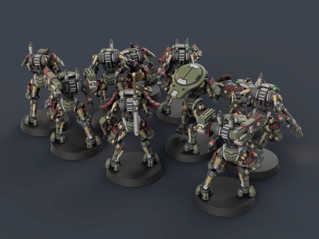 P站图纸印象馆 PiperMakes 步兵机甲小队 PiperMakes 步兵机甲小队