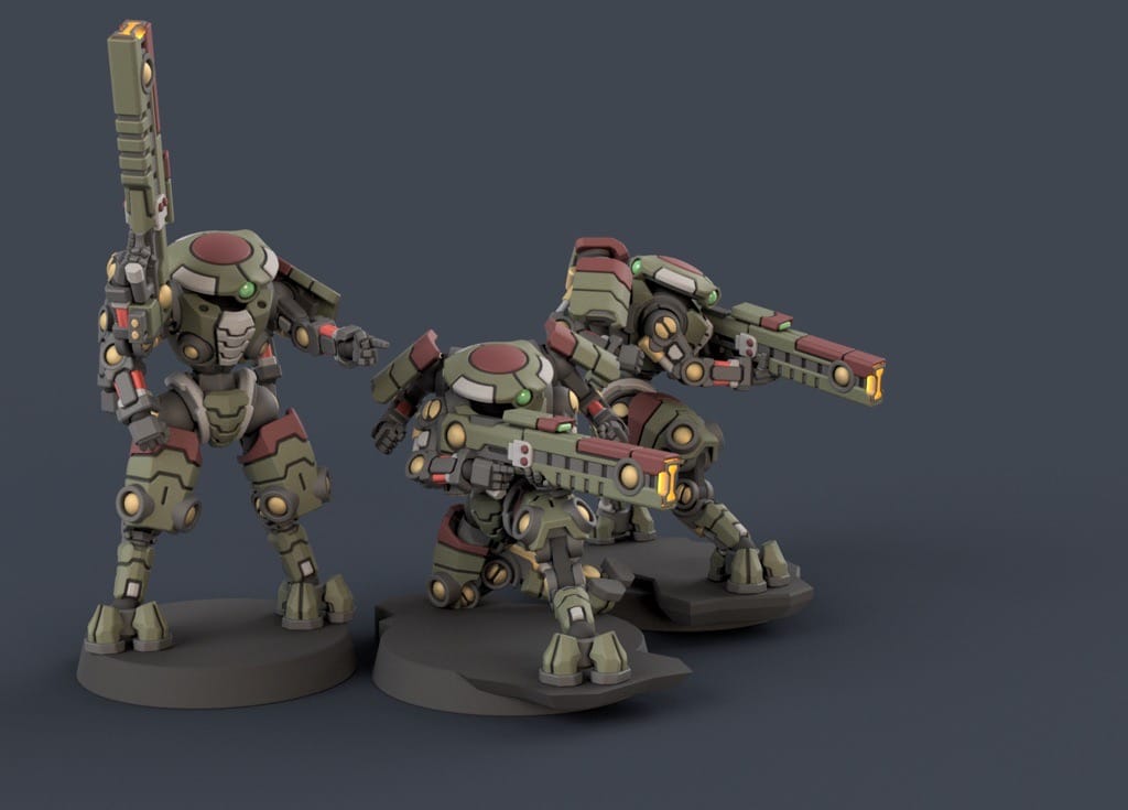 P站图纸印象馆 PiperMakes 步兵机甲小队 PiperMakes 步兵机甲小队