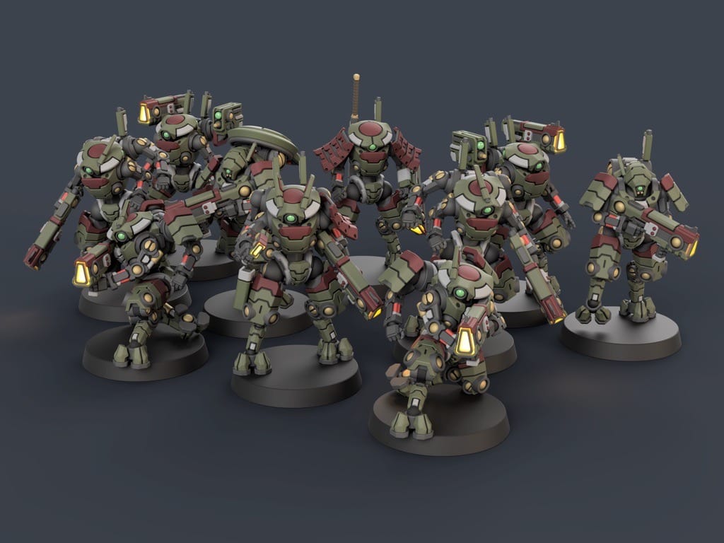 P站图纸印象馆 PiperMakes 步兵机甲小队 PiperMakes 步兵机甲小队