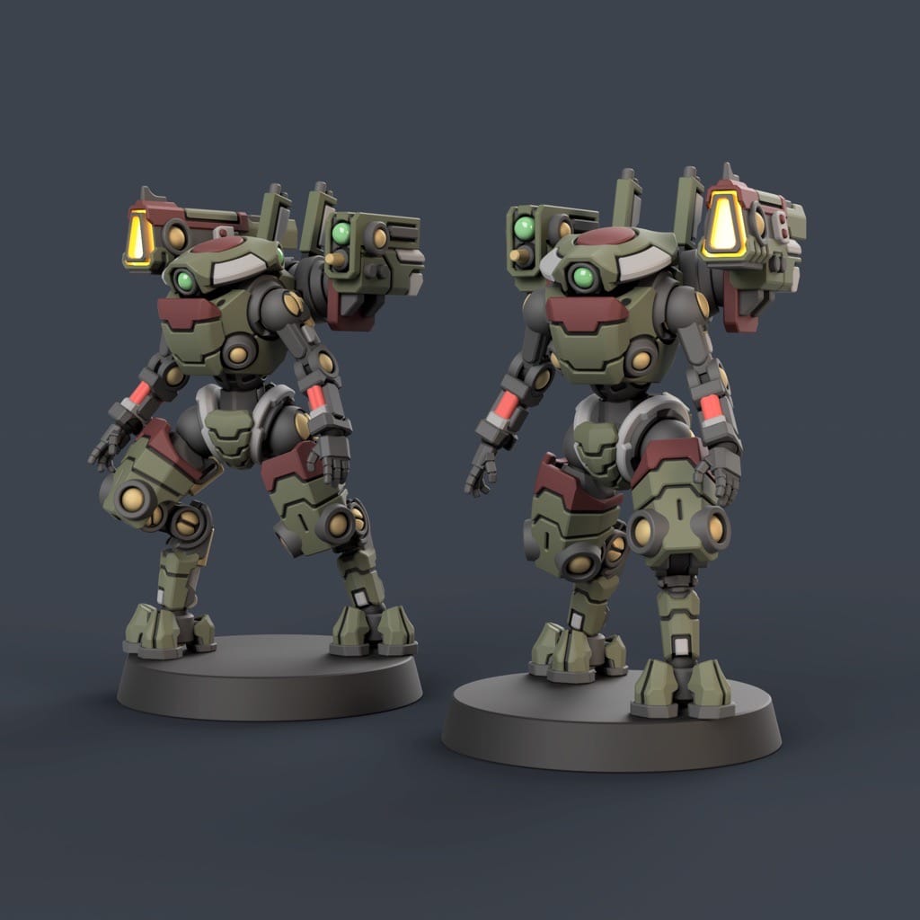 P站图纸印象馆 PiperMakes 步兵机甲小队 PiperMakes 步兵机甲小队