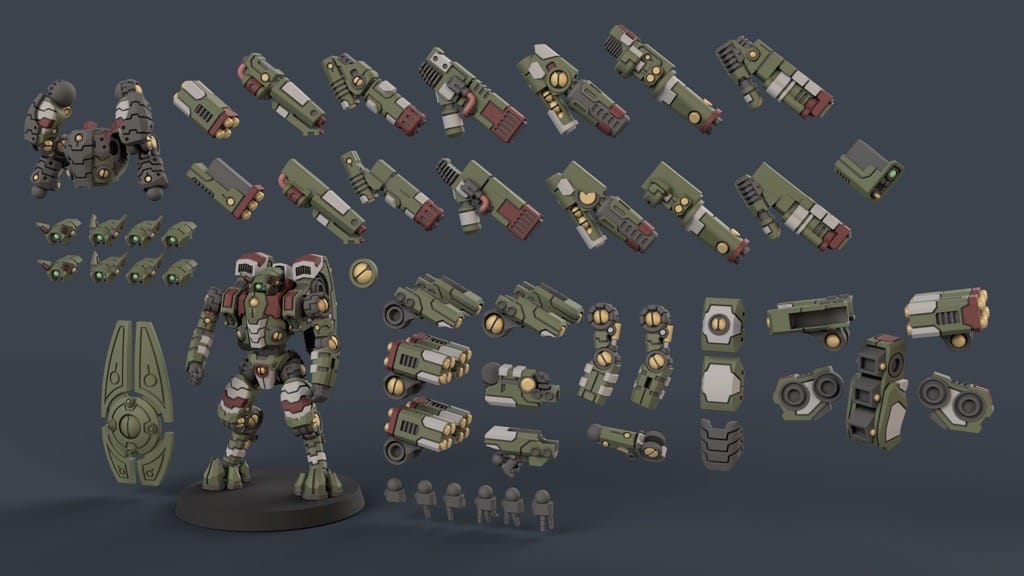 P站图纸印象馆 PiperMakes XV8危机战甲 PiperMakes XV8危机战甲