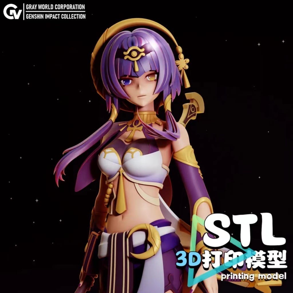 P站图纸印象馆 原神 坎蒂丝 原神 坎蒂丝