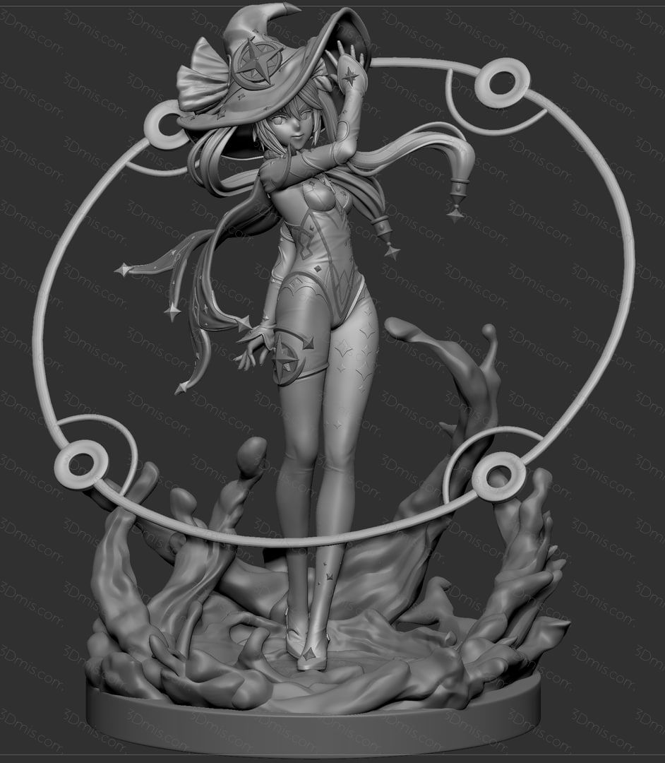 P站图纸印象馆 原神 莫娜 原神 莫娜