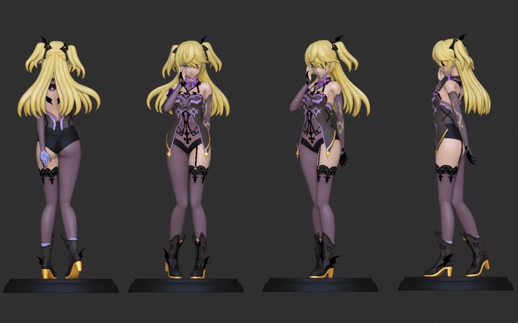 P站图纸印象馆 原神 菲谢尔 原神 菲谢尔