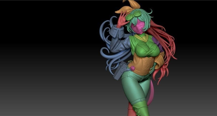 P站图纸印象馆 原神 安柏 原神 安柏