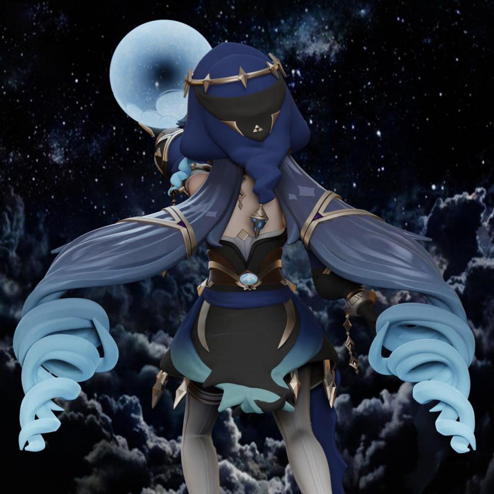 P站图纸印象馆 原神 莱依拉 原神 莱依拉