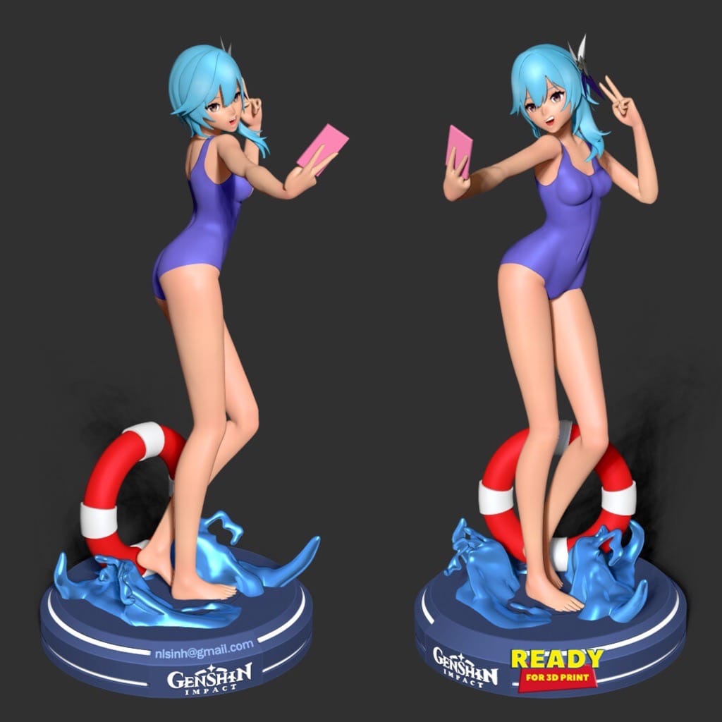 P站图纸印象馆 原神 优菈 原神 优菈