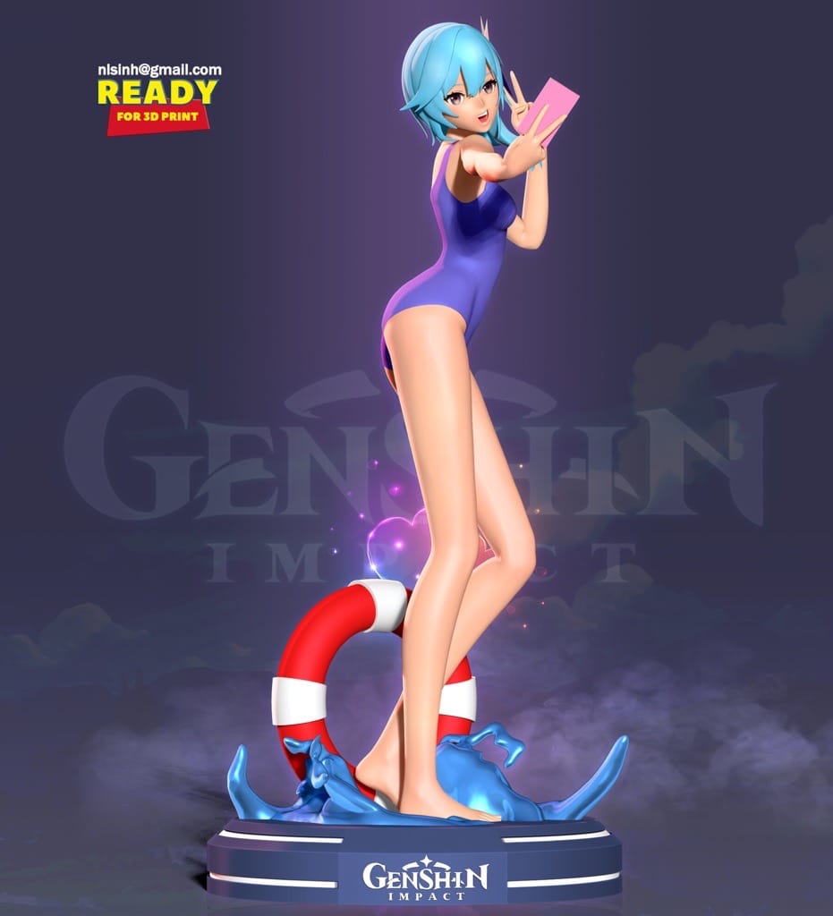 P站图纸印象馆 原神 优菈 原神 优菈