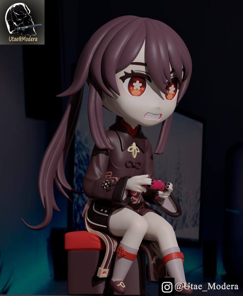 P站图纸印象馆 原神 胡桃 原神 胡桃