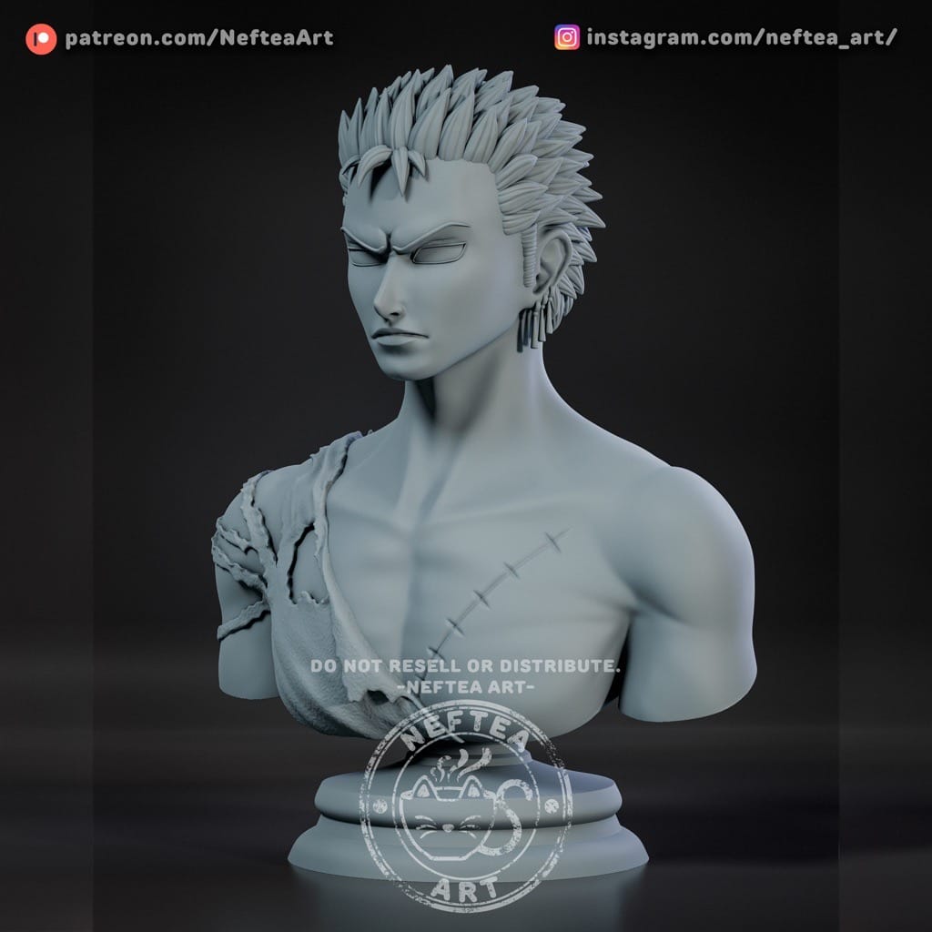 P站图纸印象馆 Neftea 海贼王 索隆 Neftea 海贼王 索隆