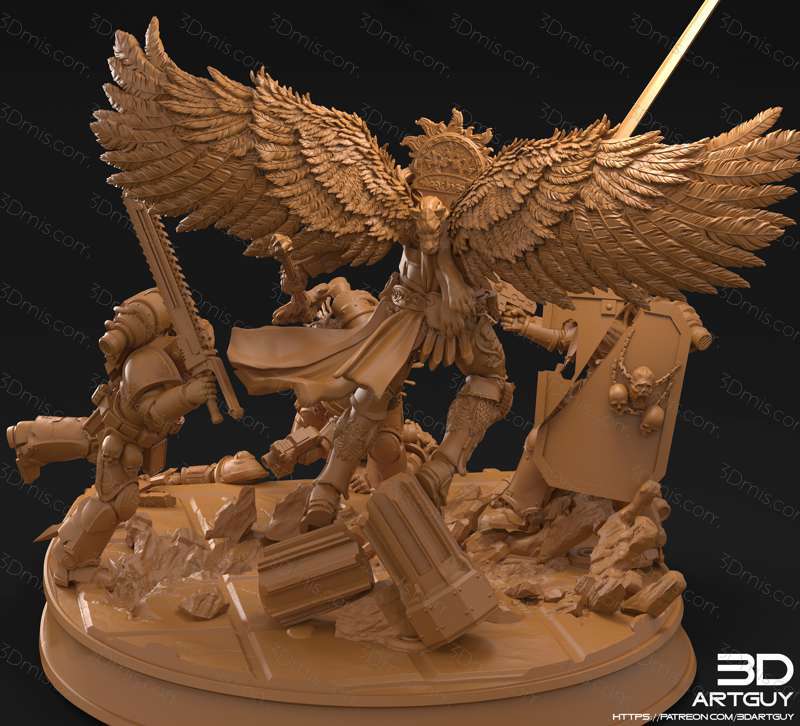 P站图纸印象馆 3DArtGuy 荣耀天使 3DArtGuy 荣耀天使