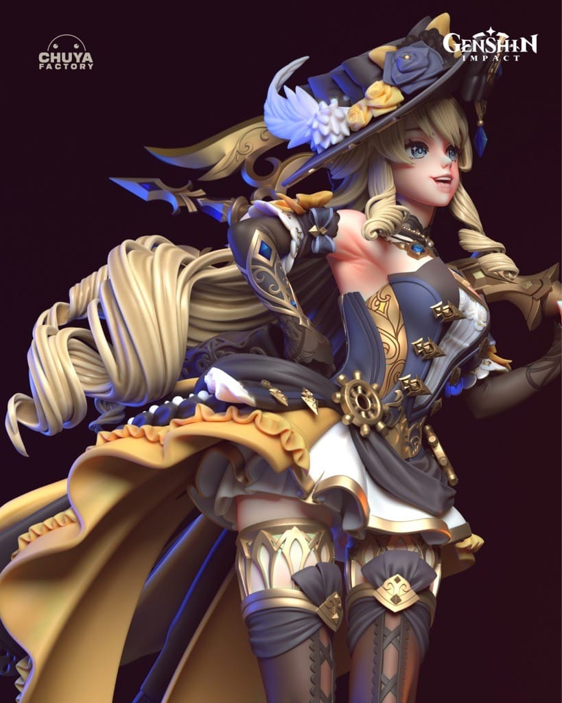 P站图纸印象馆 Chuya Factory 原神 娜维娅 Chuya Factory 原神 娜维娅