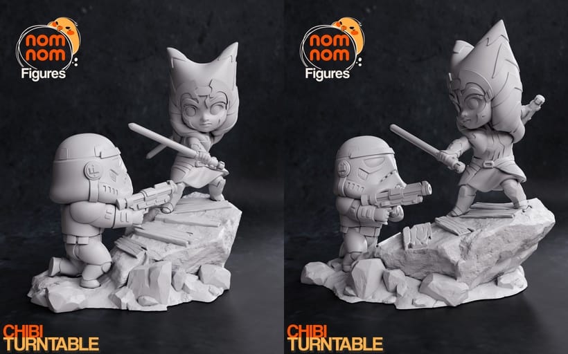 P站图纸印象馆 NomNom 星球大战 阿索卡·塔诺 NomNom 星球大战 阿索卡·塔诺