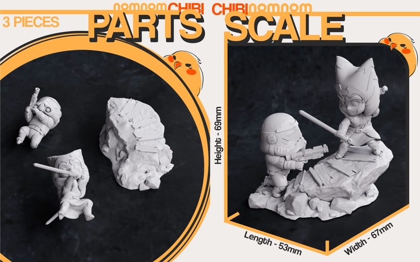 P站图纸印象馆 NomNom 星球大战 阿索卡·塔诺 NomNom 星球大战 阿索卡·塔诺