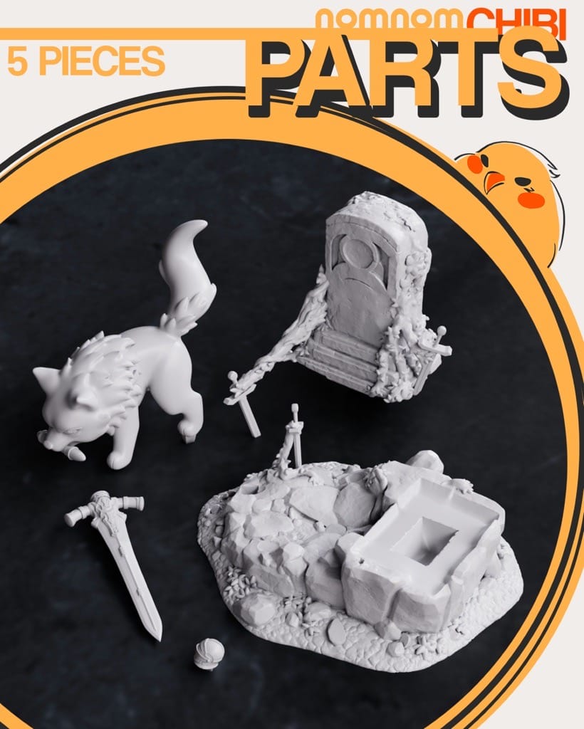 P站图纸印象馆 NomNom 黑暗之魂 灰色大狼希夫 NomNom 黑暗之魂 灰色大狼希夫