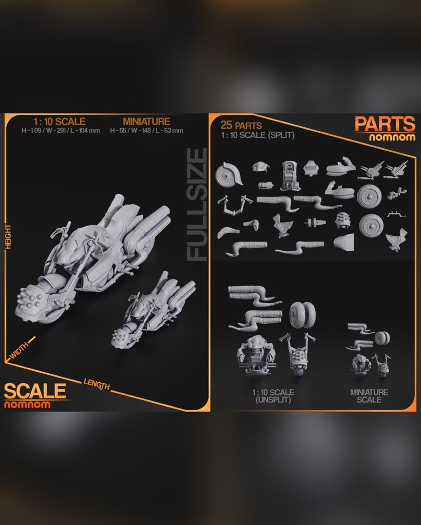 P站图纸印象馆 NomNom 最终幻想 克劳德摩托车 NomNom 最终幻想 克劳德摩托车