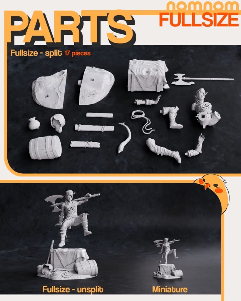 P站图纸印象馆 NomNom 博德之门 卡菈克 NomNom 博德之门 卡菈克