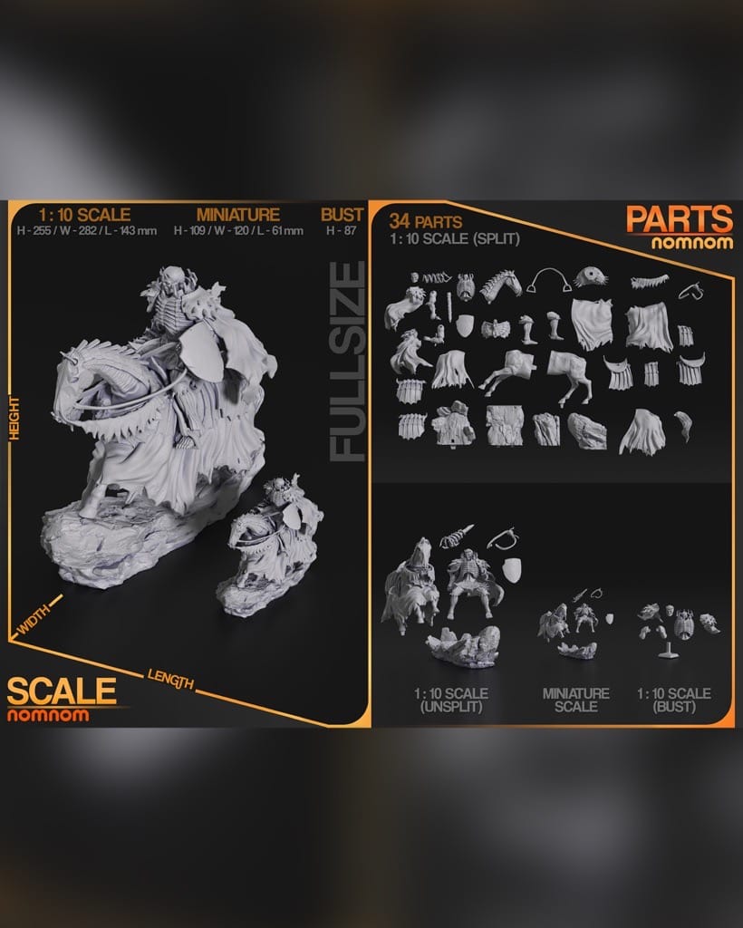 P站图纸印象馆 NomNom 剑风传奇 骷髅骑士 NomNom 剑风传奇 骷髅骑士