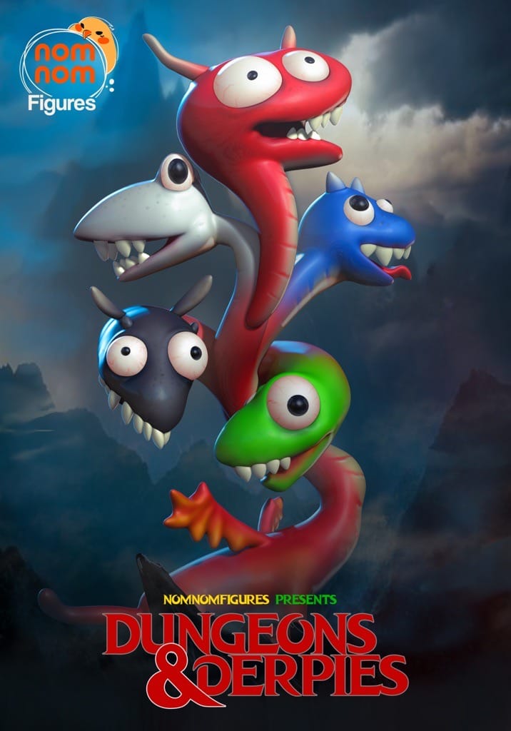 P站图纸印象馆 NomNom 龙与地下城 提亚玛特 NomNom 龙与地下城 提亚玛特