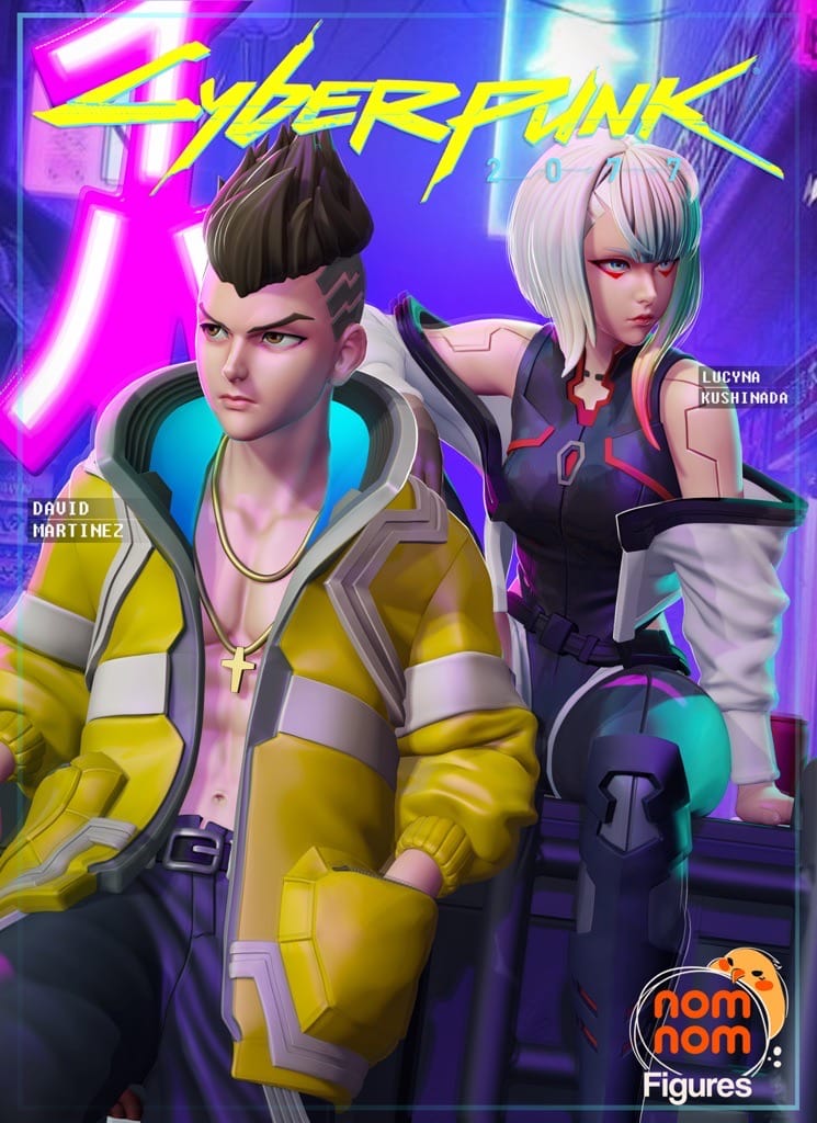 P站图纸印象馆 NomNom 边缘行者 露西和大卫 NomNom 边缘行者 露西和大卫