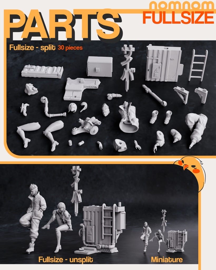 P站图纸印象馆 NomNom 边缘行者 露西和大卫 NomNom 边缘行者 露西和大卫