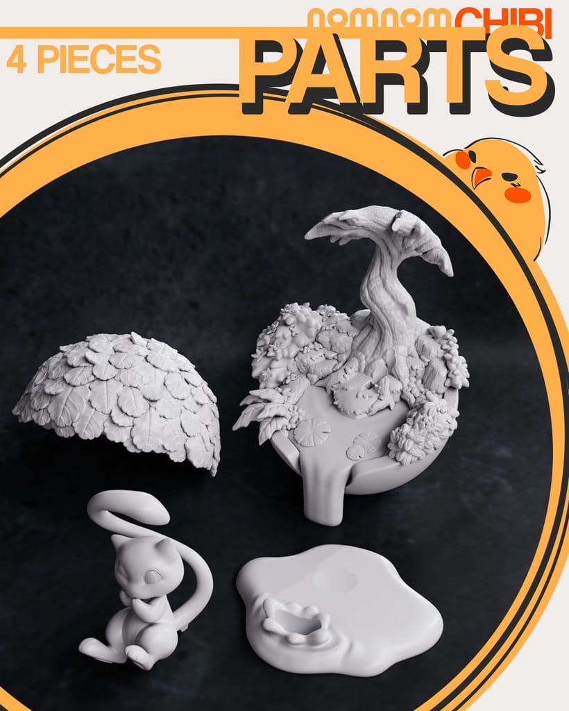 P站图纸印象馆 NomNom 精灵宝可梦 梦幻 NomNom 精灵宝可梦 梦幻