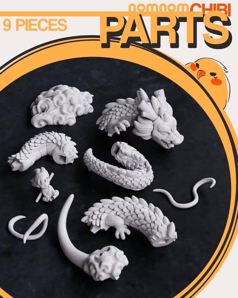 P站图纸印象馆 NomNom 龙珠 神龙 NomNom 龙珠 神龙